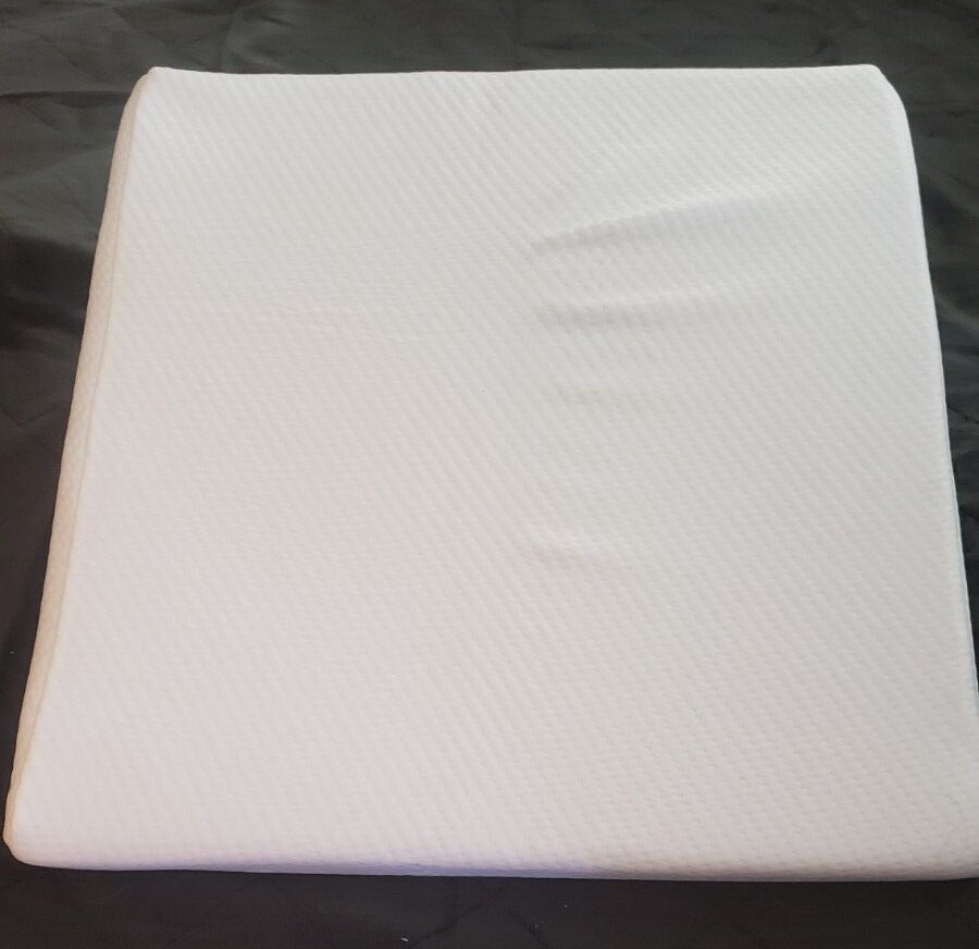 AllSett Health Cooling Wedge Pillow – 10 Inch H 25 Inch W, Memory Foam Pillow