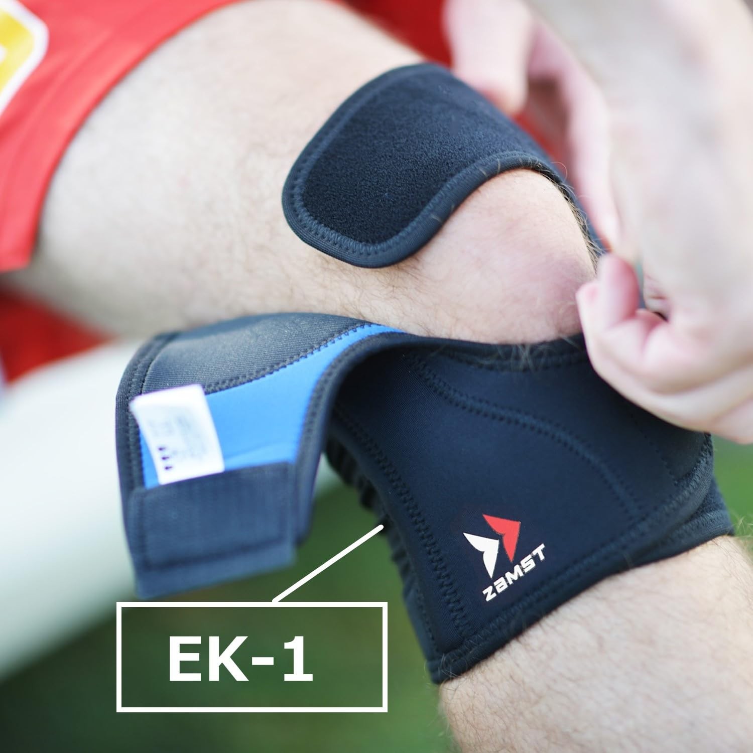 Zamst EK-1 Sports Knee Brace – Lightweight Compression Large, Black