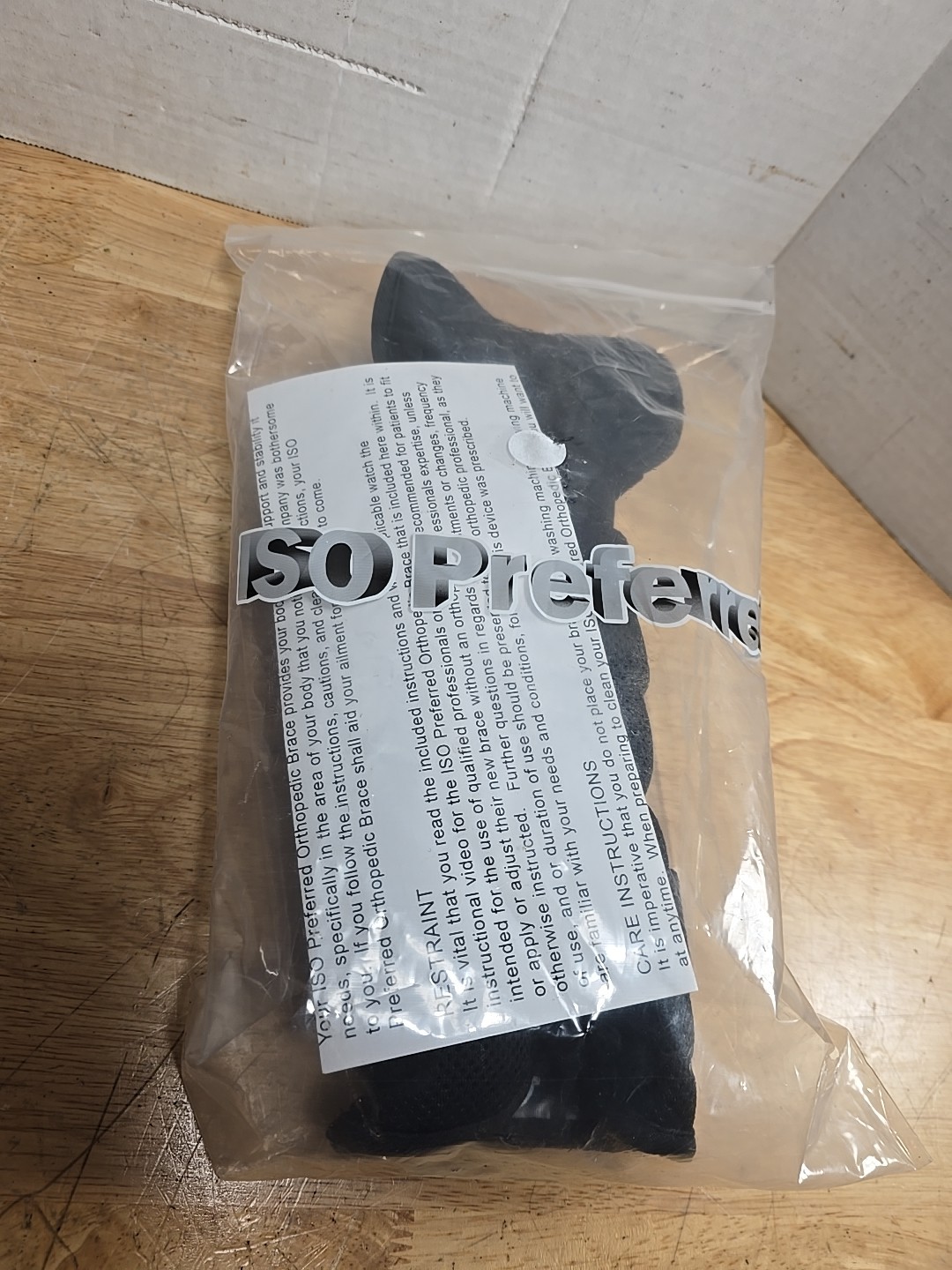 Universal ISO WR301 preferred wrist splint neutral position stabilizer brace