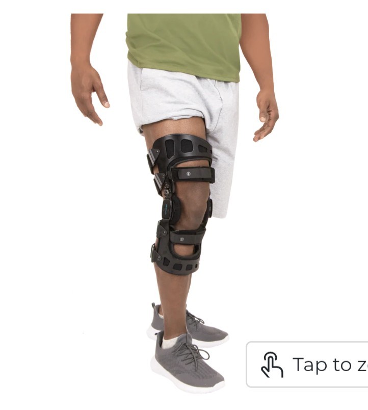 New Coretech LEFT Knee Brace 845 OA Size Small (SUP2079BLKRS) HCPCS L1845 L1852
