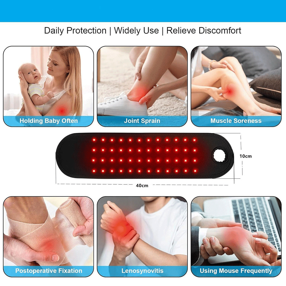 2x New USB Rechargeable for TheraWrap Carpal Tunnel Wrist Wrap With Heat&Massage