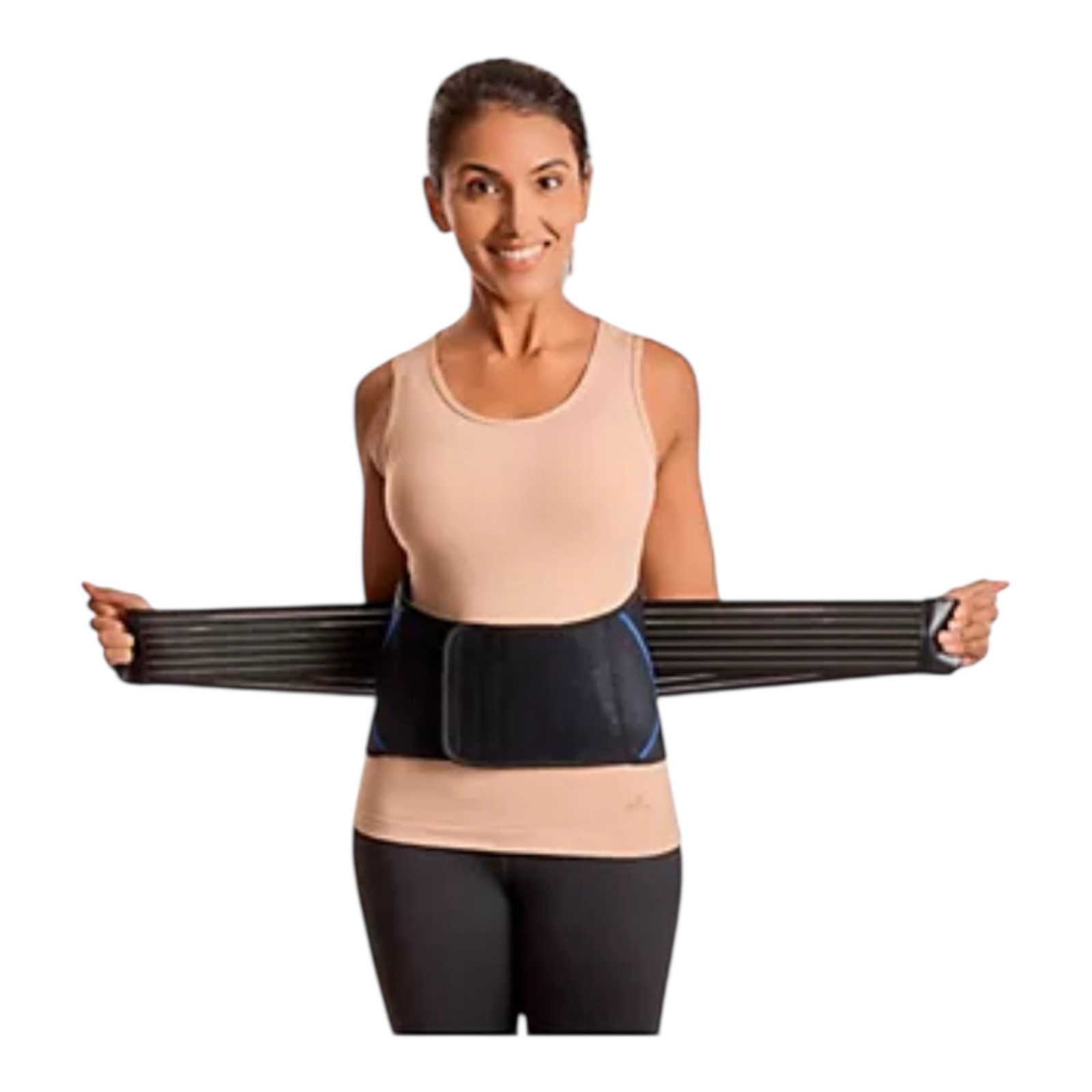 TOMMIE COPPER Low Profile Adjustable Compression Back Brace Infrared Technology
