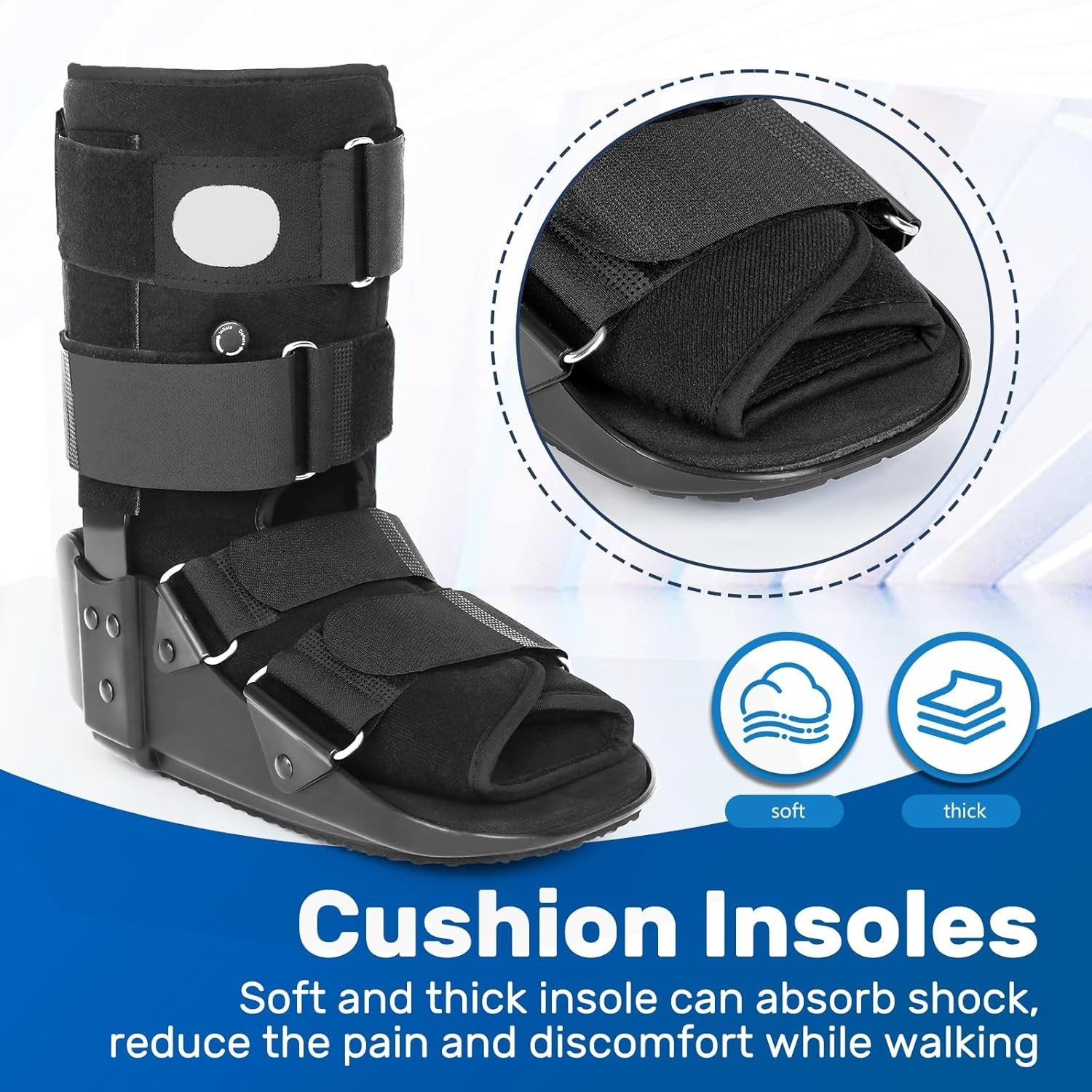 Kefit Walking Boot Adult Medium Boot Fractured/Broken Foot or Ankle NEW