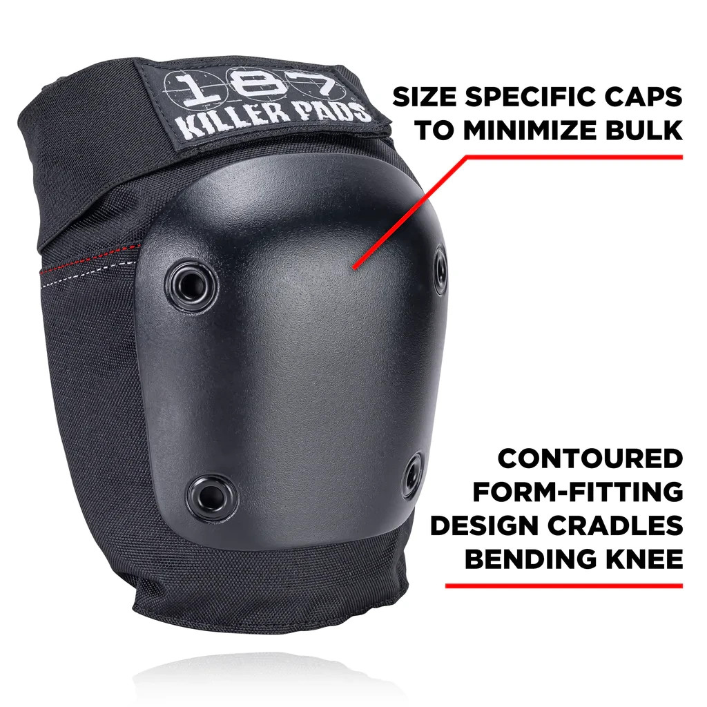 187 Fly Knee pads Black *Minor Surface Cracks* – NEW FREE SHIPPING AUS