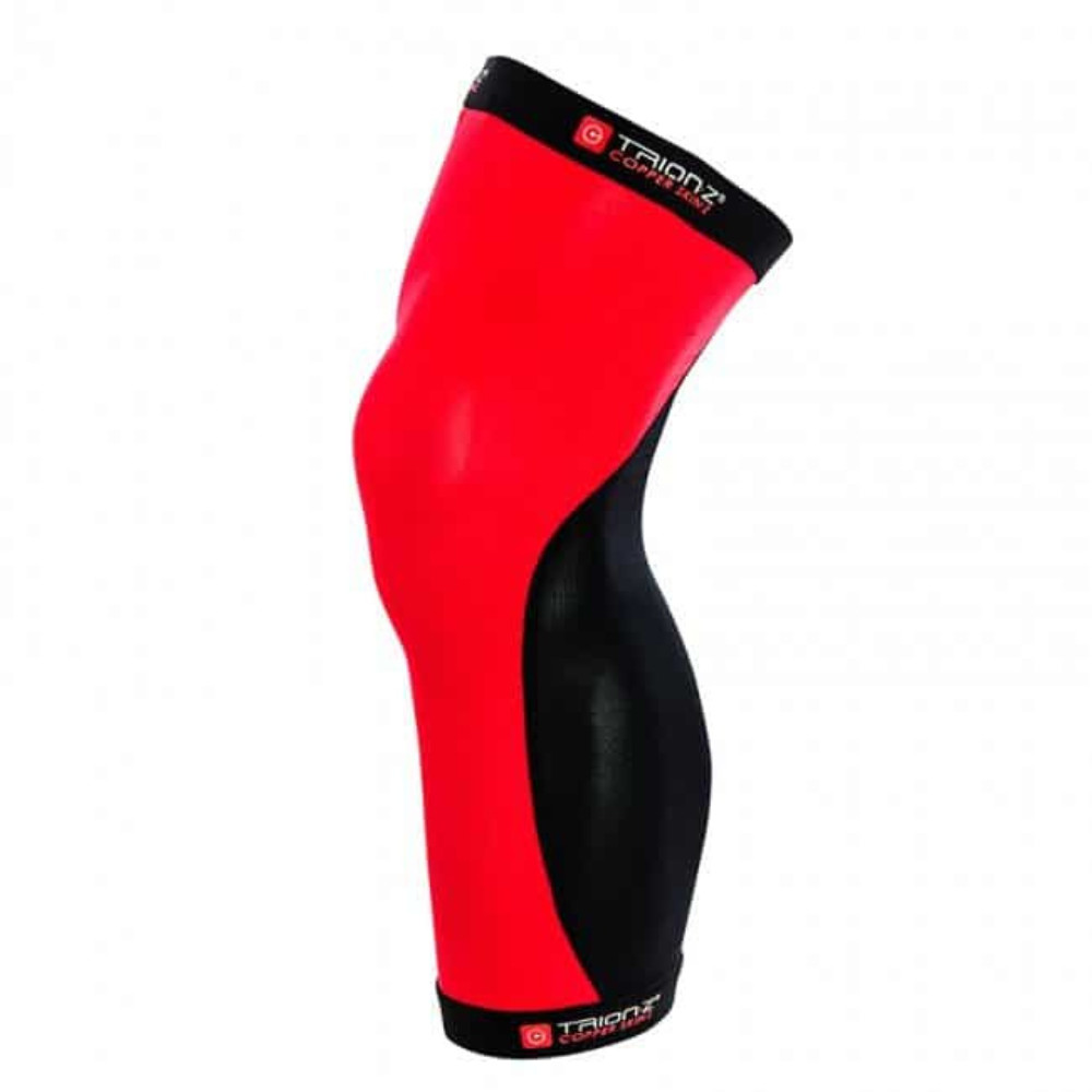 Trion:Z Body Fit Copper Skin:Z Knee Support Optimum Compression Red Black