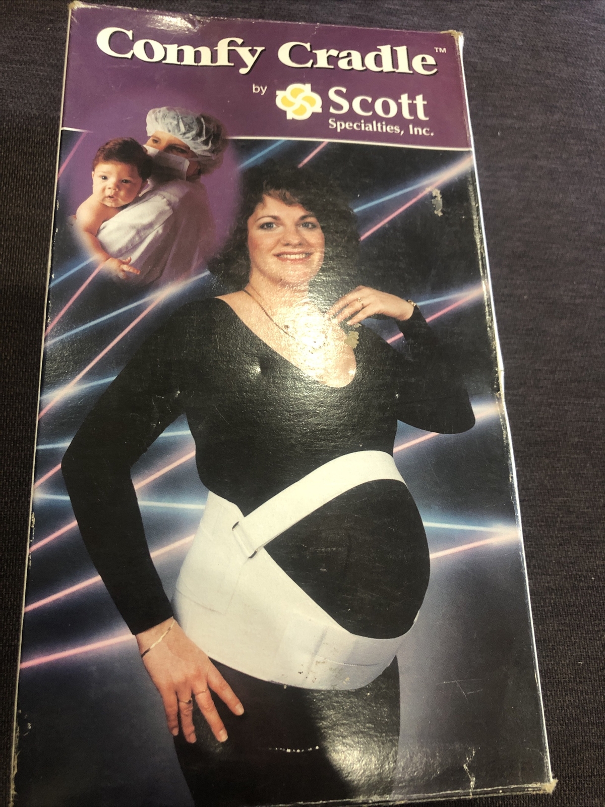 Comfy Cradle Maternity Lumbar Support L / XL 3090RT WH Latex Free Belly Band