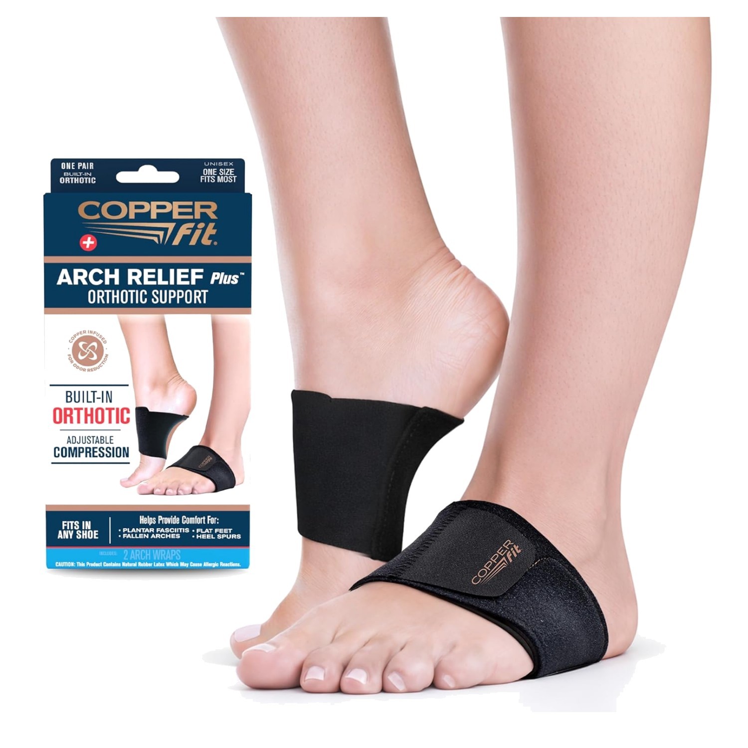 Unisex Arch Relief Wraps with Orthotic Support – Perfect for Plantar Fasciitis