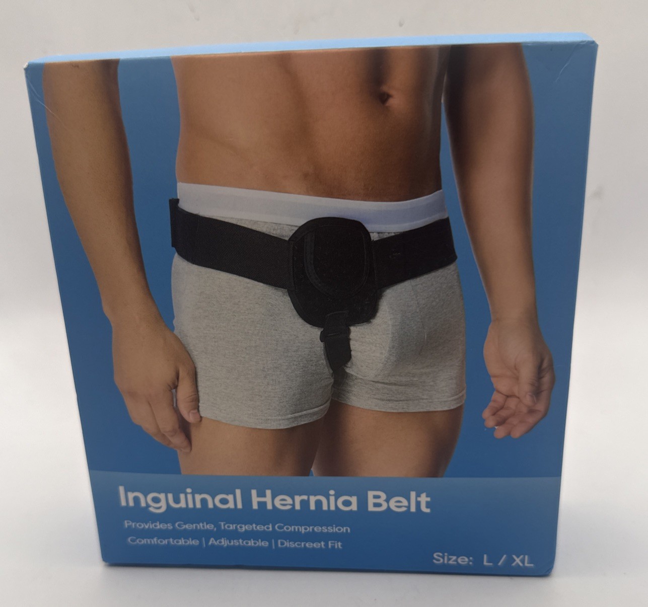Men Inguinal Hernia Belt Post Surgery Support Truss Groin Adjustable Straps Band