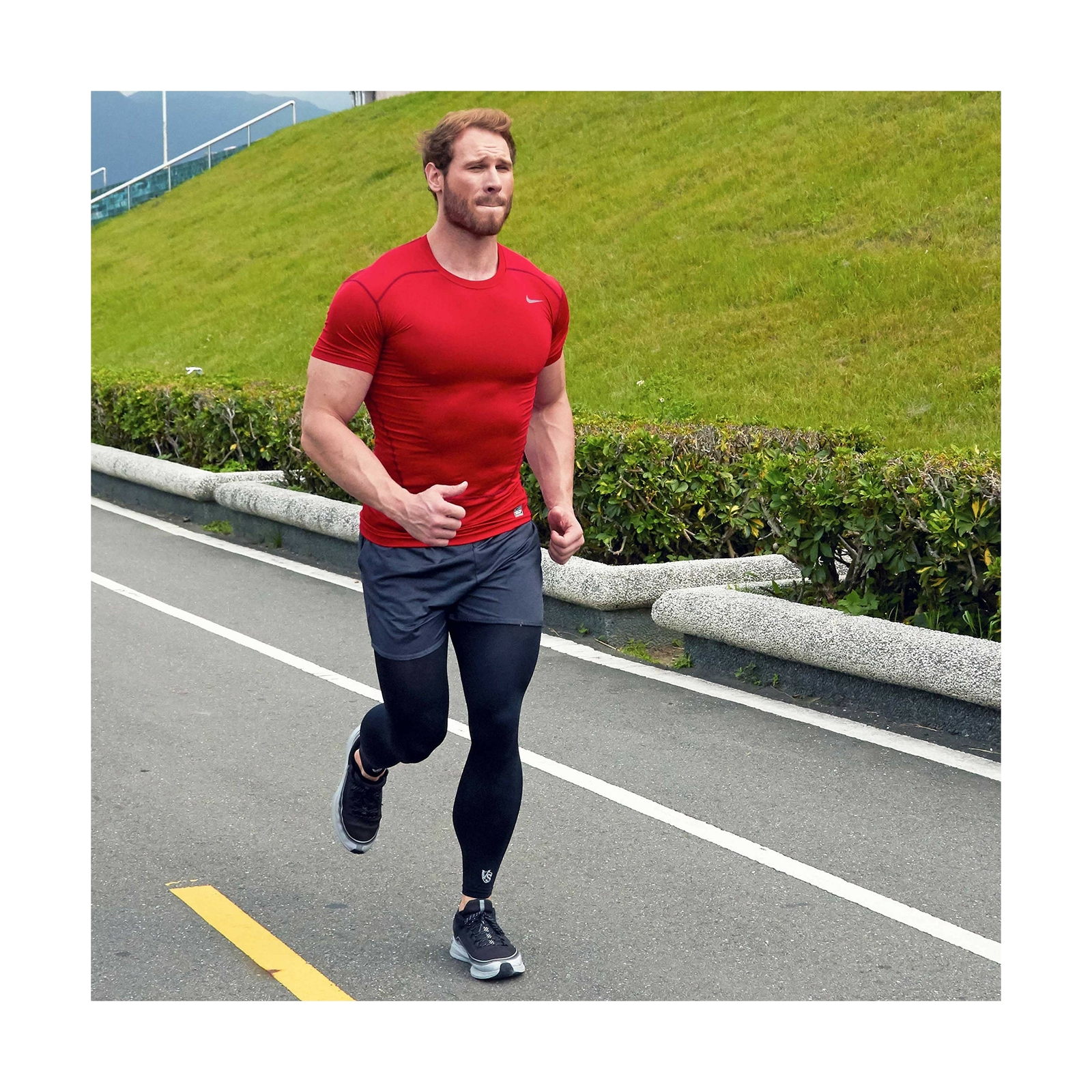 Vital Salveo -Germanium Recovery Compression Sports Full Leg Sleeve Length Th…