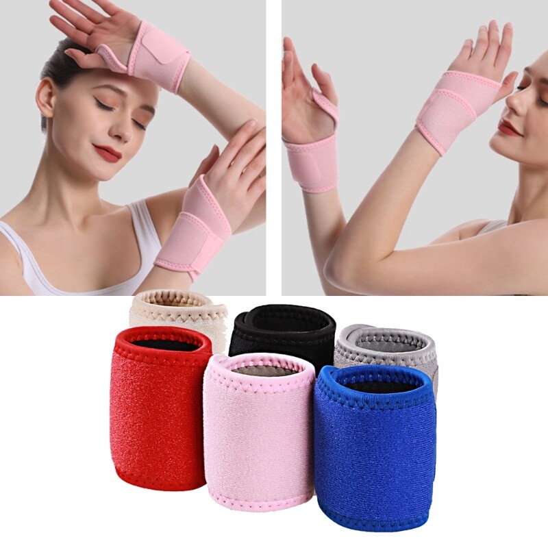 2Pcs Sports Wrist Guard Wrist and Thumb Support Breathable Adjustable Wrist Wrap
