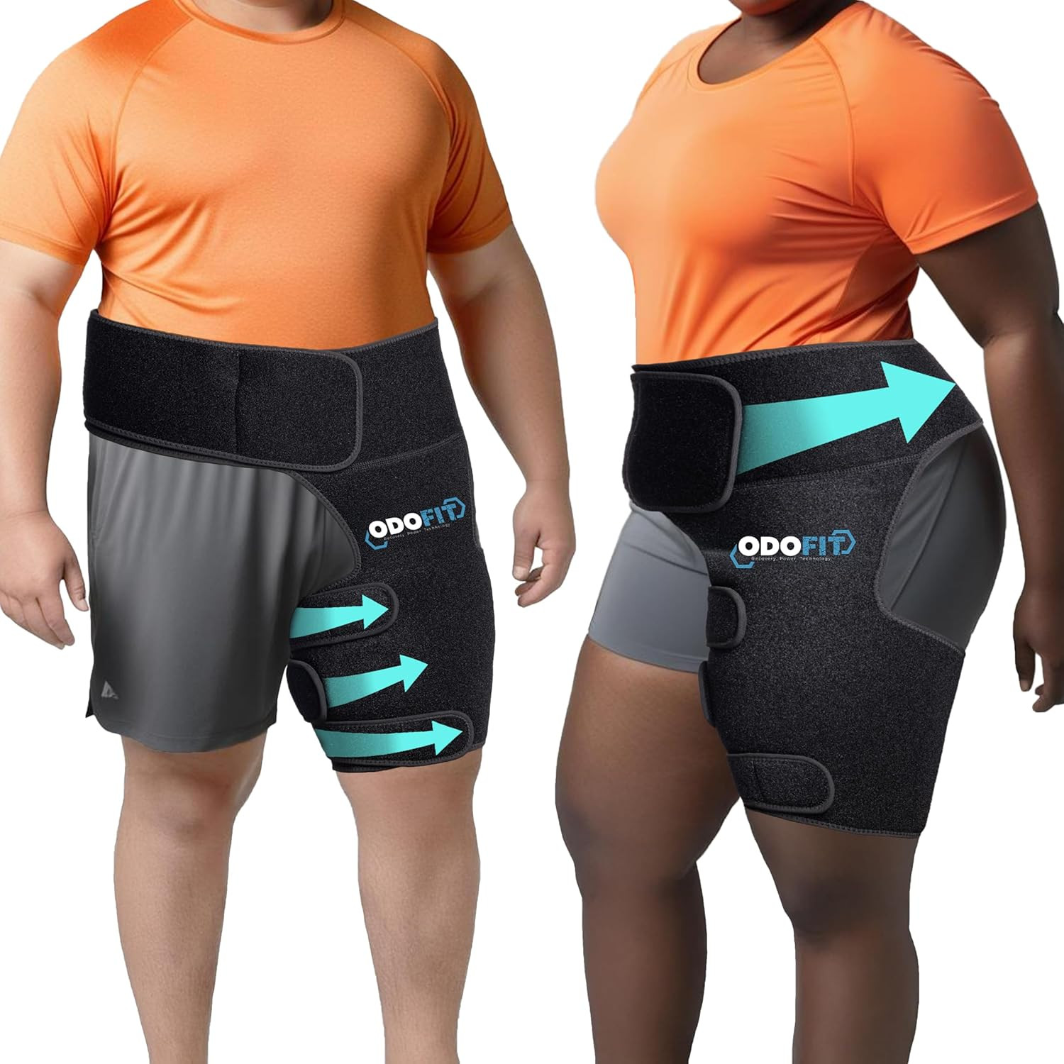 5-In-1 Hip Brace for Women & Men Sciatica Pain Relief Devices – Adjustable Groin