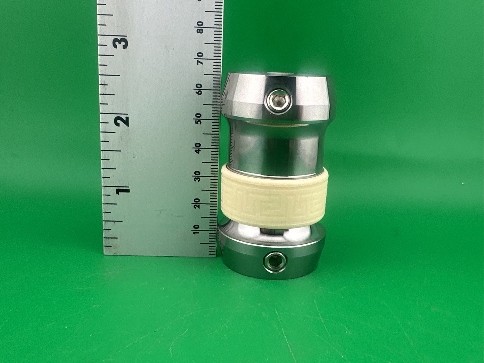 Adjustable Height Prosthetic Leg Component Part Adapter. Double Female Receiver