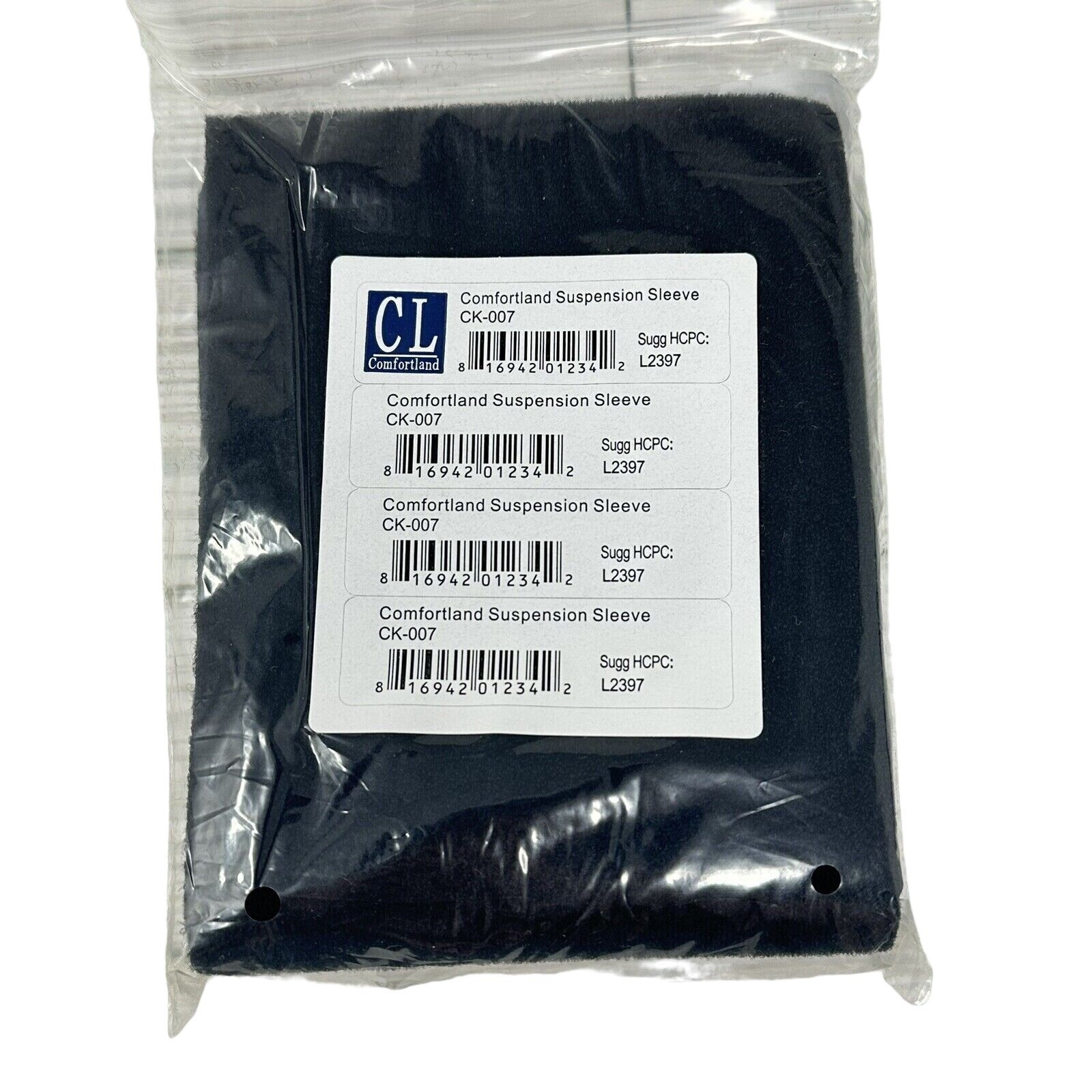Comfortland CK‑007 Knee Brace Suspension Sleeve Black