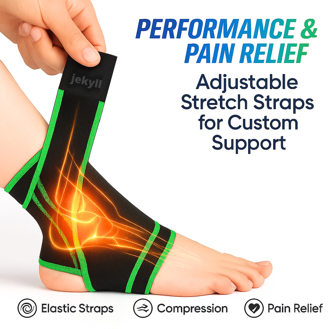 Tobillera Deportiva PROTECTOR DE TOBILLO Soporte Gym Foot Fasciitis Pain Relief