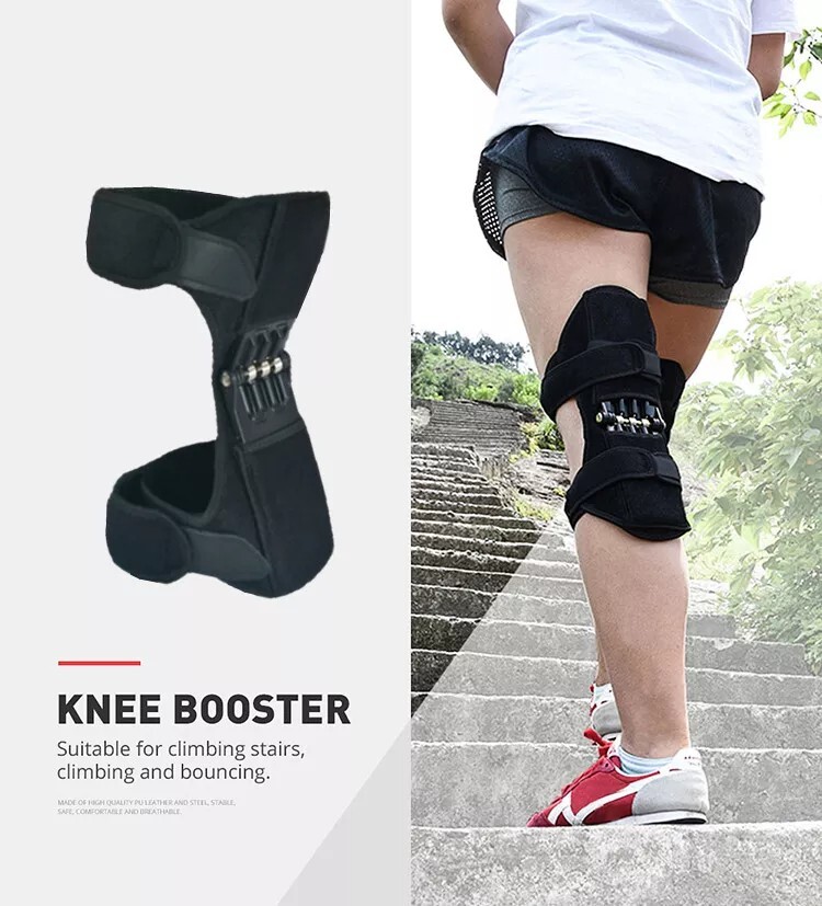 Hiking Neoprene Spring Adjustable Spring Bouncing Knee Booster Power Knee Pads