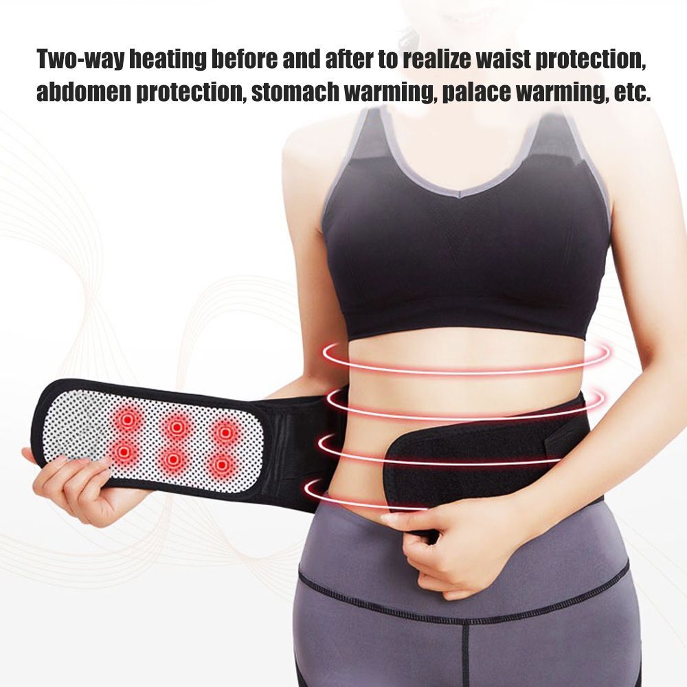 Tourmaline Self Heating Magnetic Therapy Support Belt Lumbar Back Waist Brace