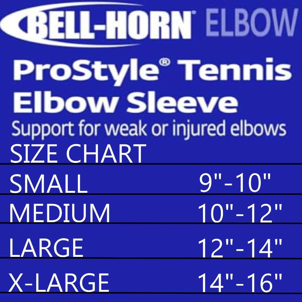 Bell-Horn Prostyle Tennis Elbow Sleeve Black Medium