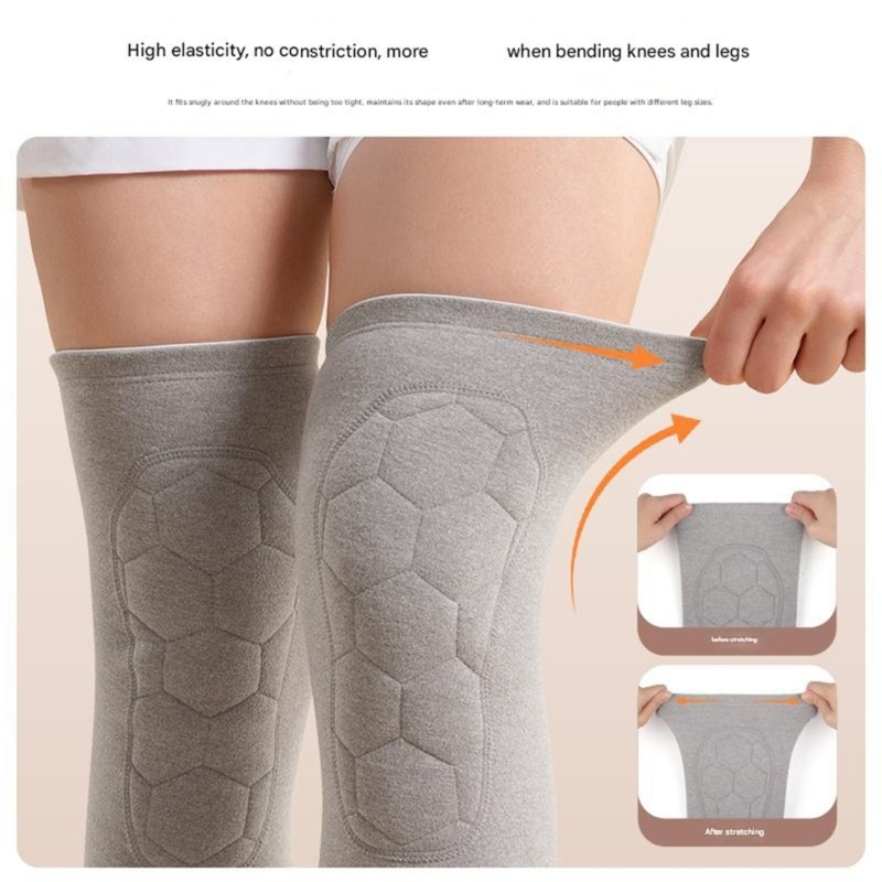 2 Pack Knee Protectors Polyester Fiber Quick Wear Design Suitable for Sports