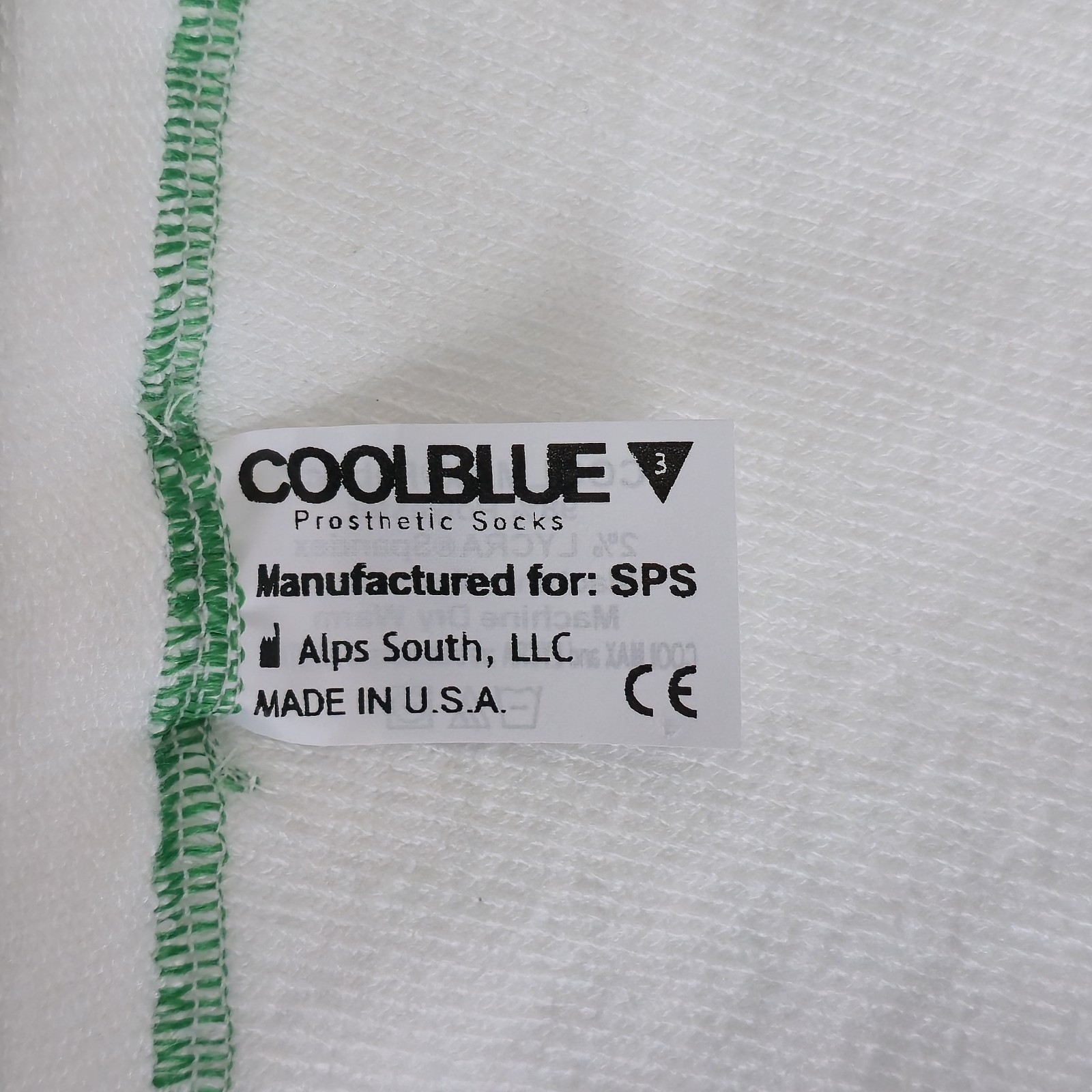 Cool Blue 3 Ply Prosthetic Sock Size 3, 4 Length 16-20 (4 Available) BRAND NEW