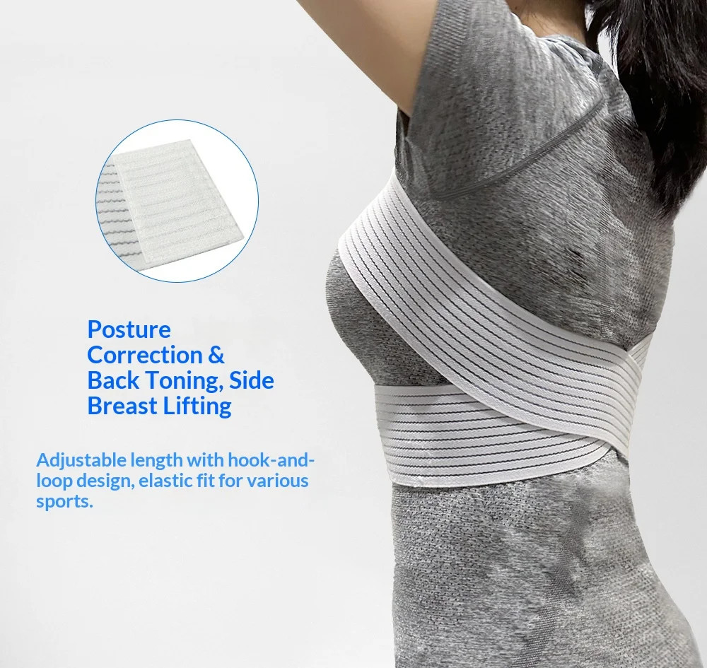 Women’s Sports Chest Support Belt, Breathable Running Chest Bandage