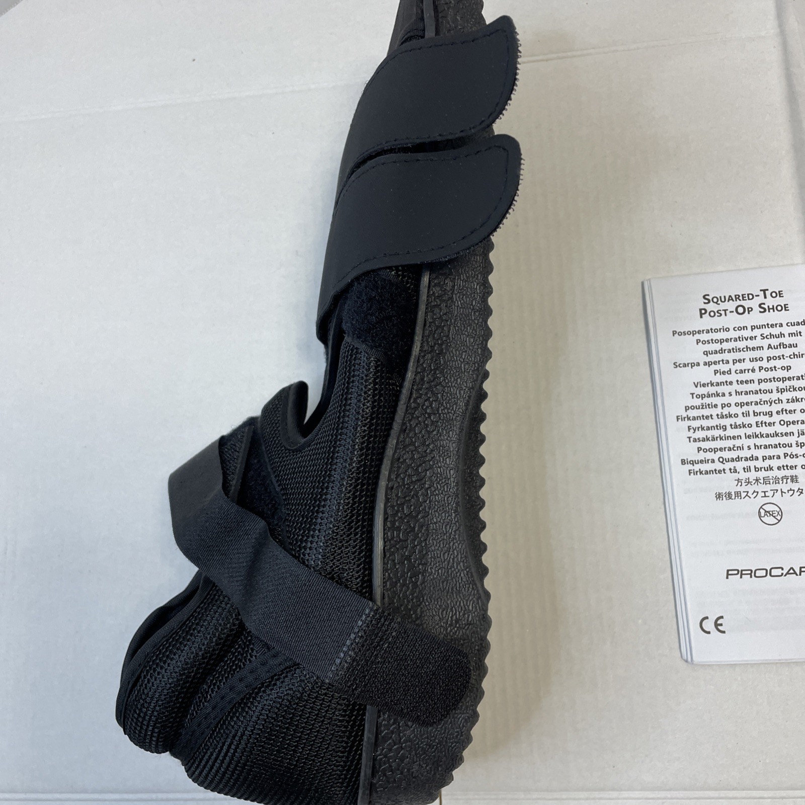 PROCARE Squared Toe Post Op Shoe, SIZE M
