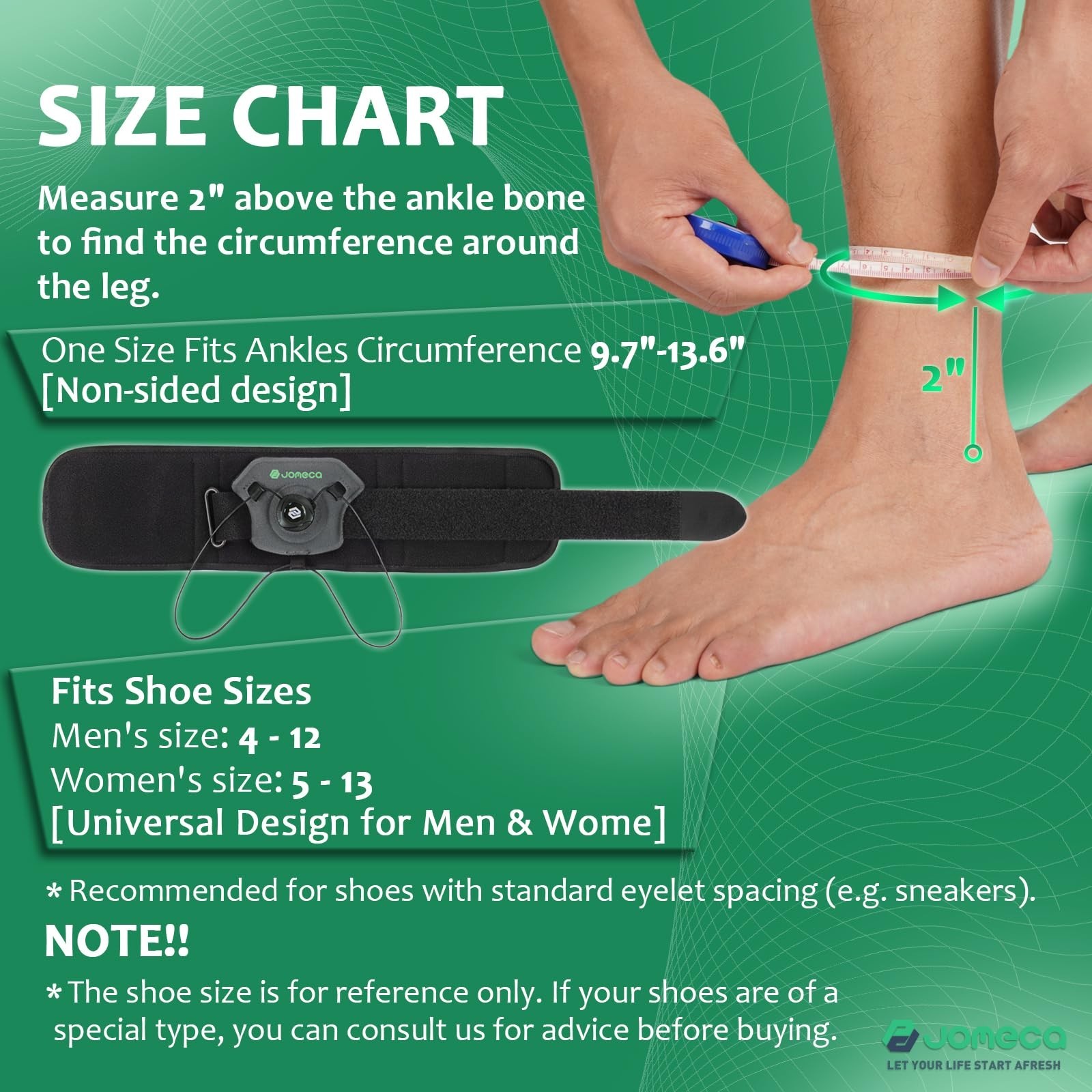 Adjustable Drop Foot Brace with Rotary Knob – AFO Ankle Foot Orthosis for Dor…