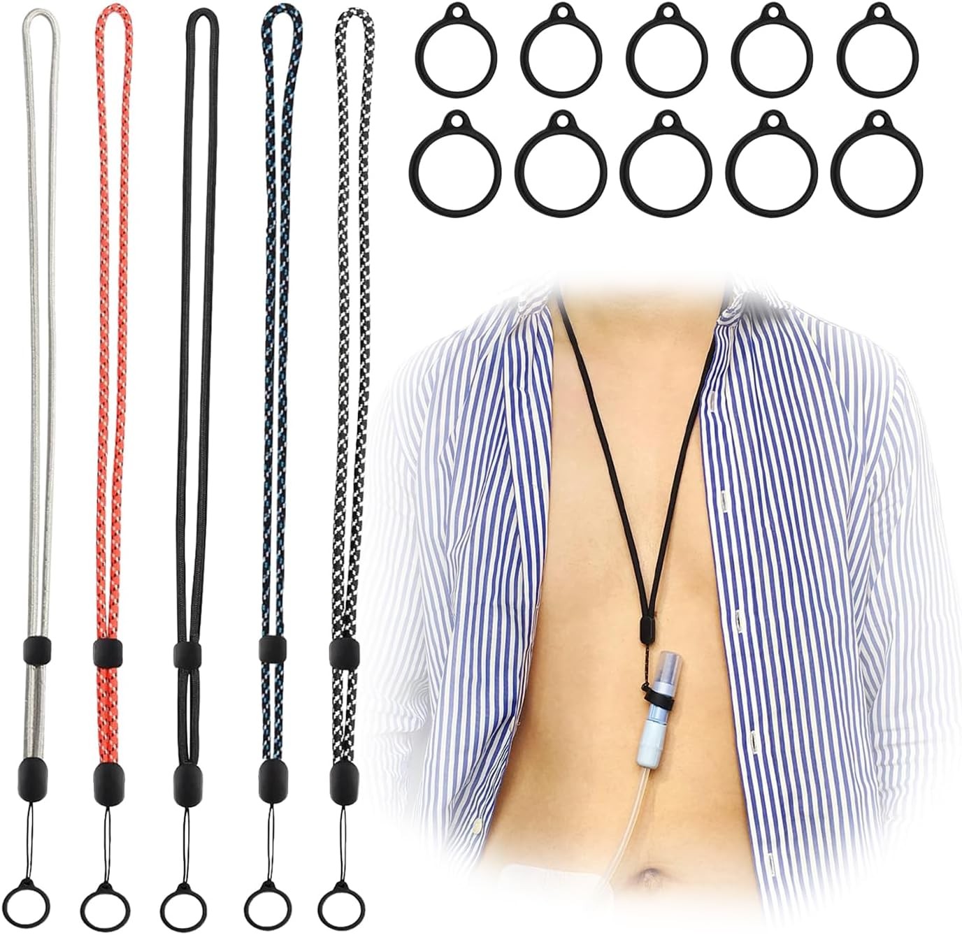 5 Sets Peritoneal Dialysis PD Catheter Holders Adjustable