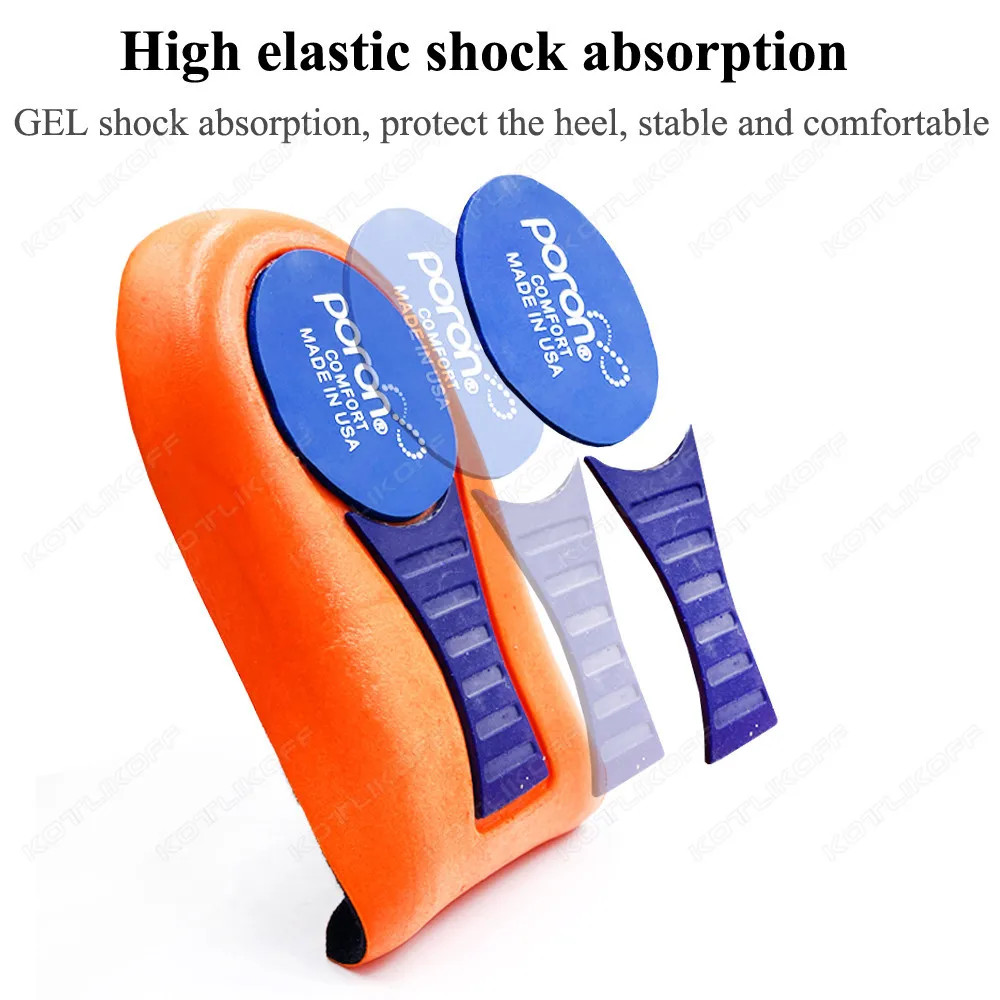 Orthopedic Half Insoles For Plantar Fasciitis Pain Relief Heel Pad Sports Runnin