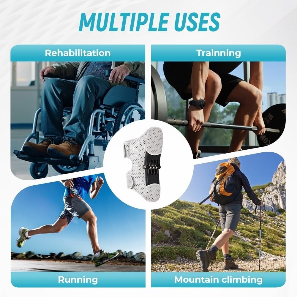 KNEE Assistive Device,Knee Brace for Pain Relief Walk Support,Stabilizer Pad