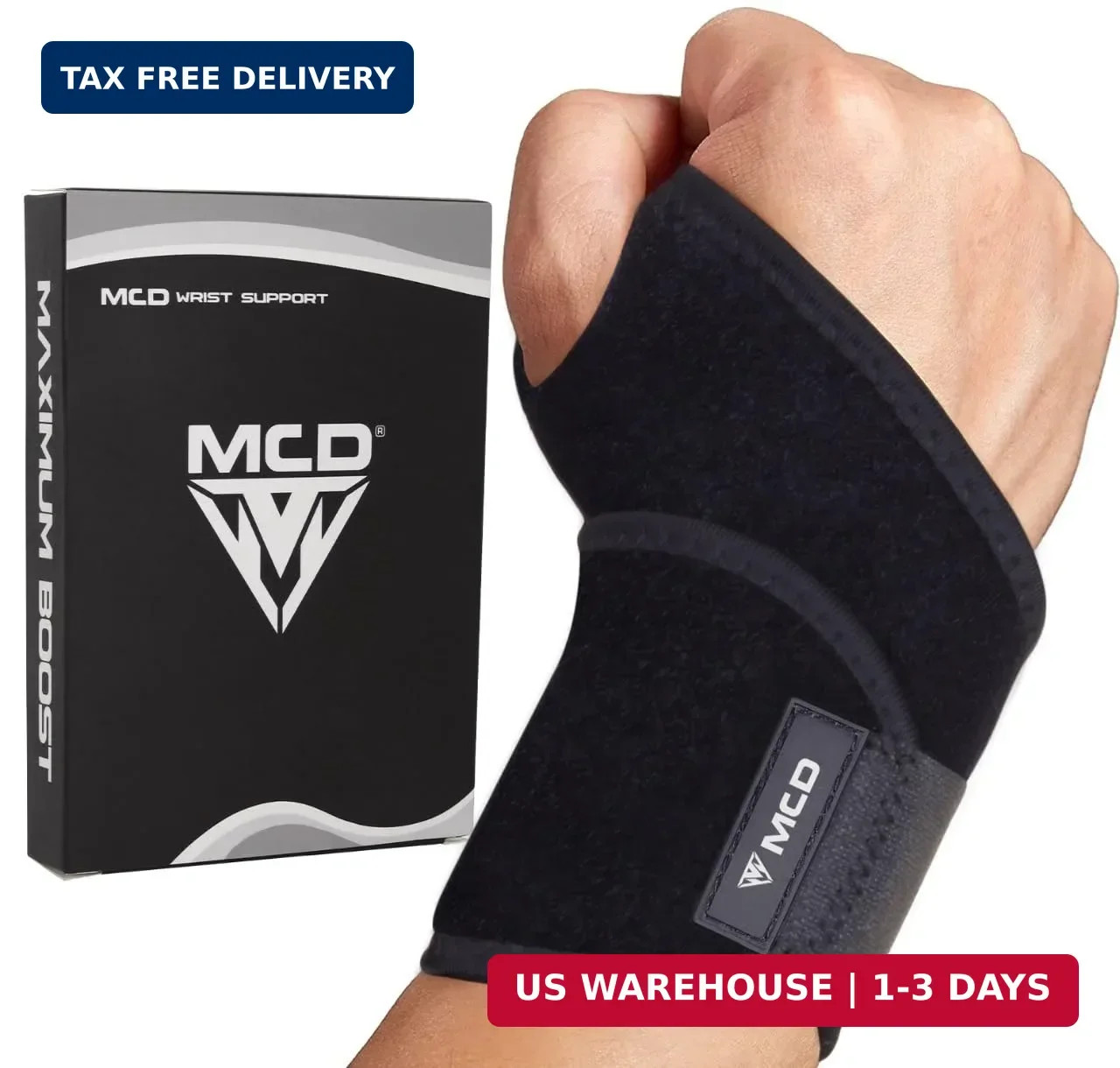 MCD Carpal Tunnel Wrist Brace Lightweight Wrist Support Brace Wrist Wraps for Pa