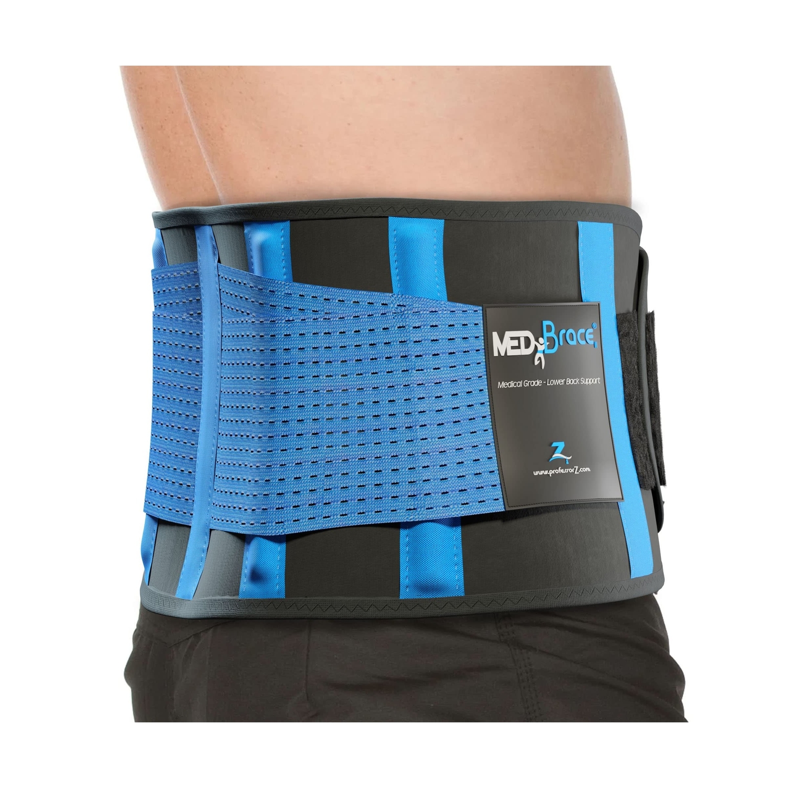 Back Brace Support for Lower Lumbar Pain by MEDiBrace for Men & Women (Medica…