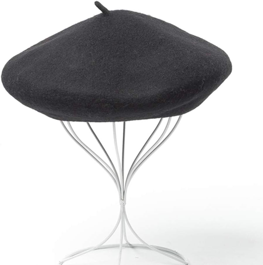 Men’s Unisex Adults Solid Color Wool Artist French Beret Hat