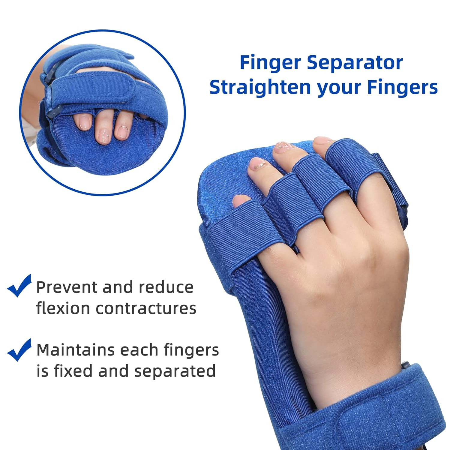Resting Hand Splint, Stroke Hand Therapy Equipment for Stroke Recovery Patients,