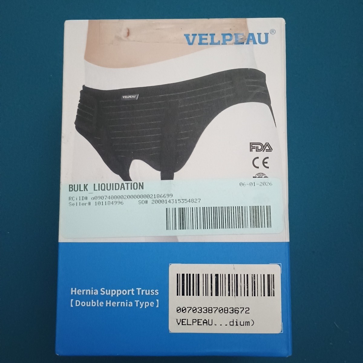 Velpeau Inguinal Hernia Support Belt Double Groin Hernia Pain Relief Truss Brace