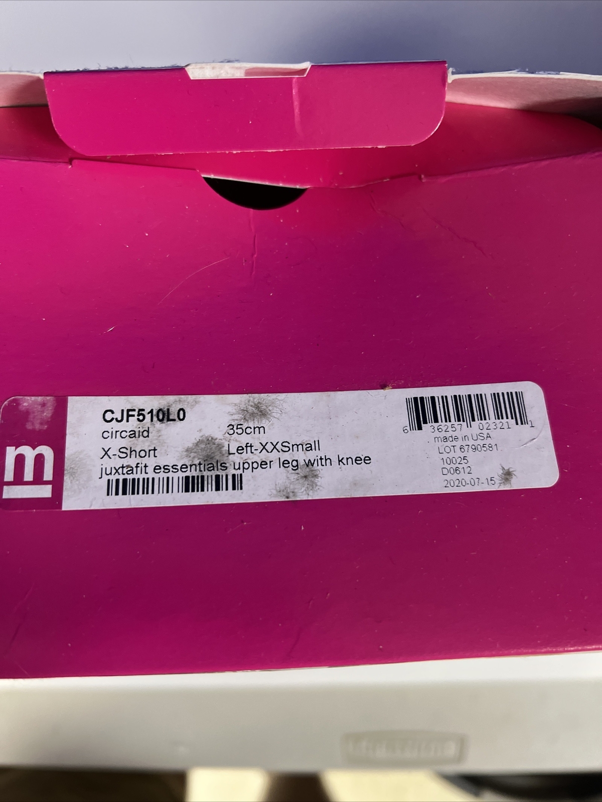 Medi Circaid JuxtaFit Essentials Upper Leg W/Knee Left-XX SMALL 35CM CJF510L0