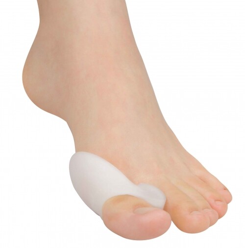AT Surgical Soft and Comfortable Gel Bunion Guard with Toe Spreader, One Pair