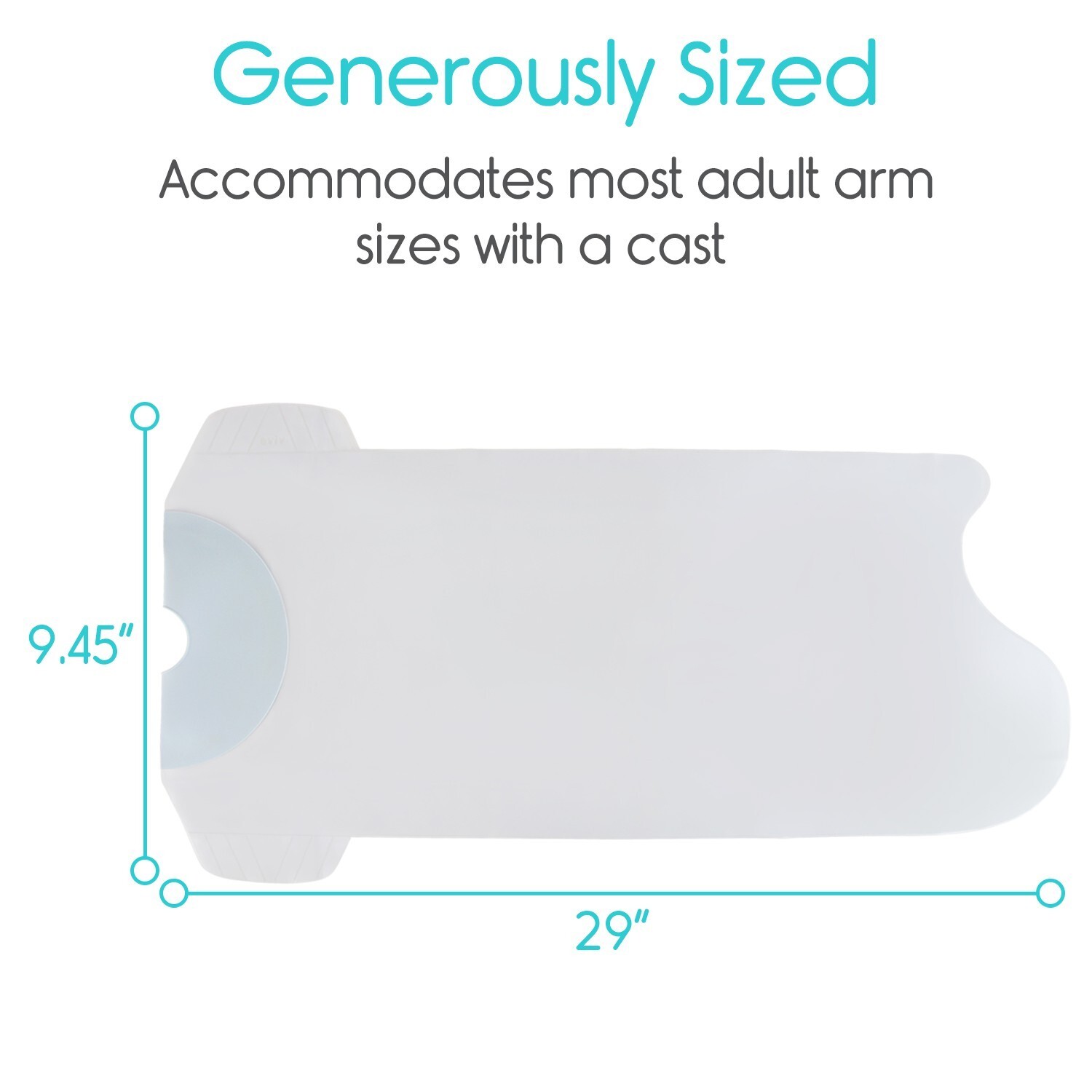 Waterproof Arm Cast Cover Reusable Wound Healing Protector For Shower FULL ARM