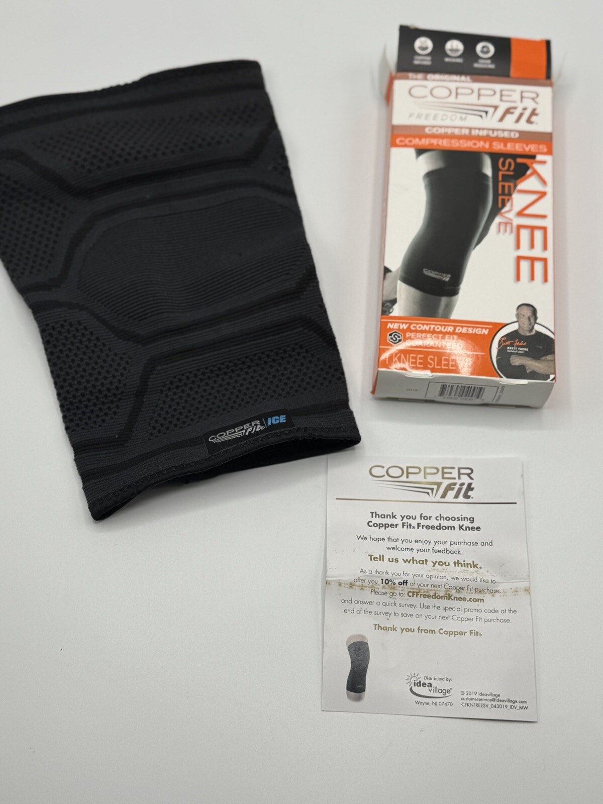 Copper Fit Original-Freedom-Compression Infused Knee Sleeve XL Unisex: 16”-18”
