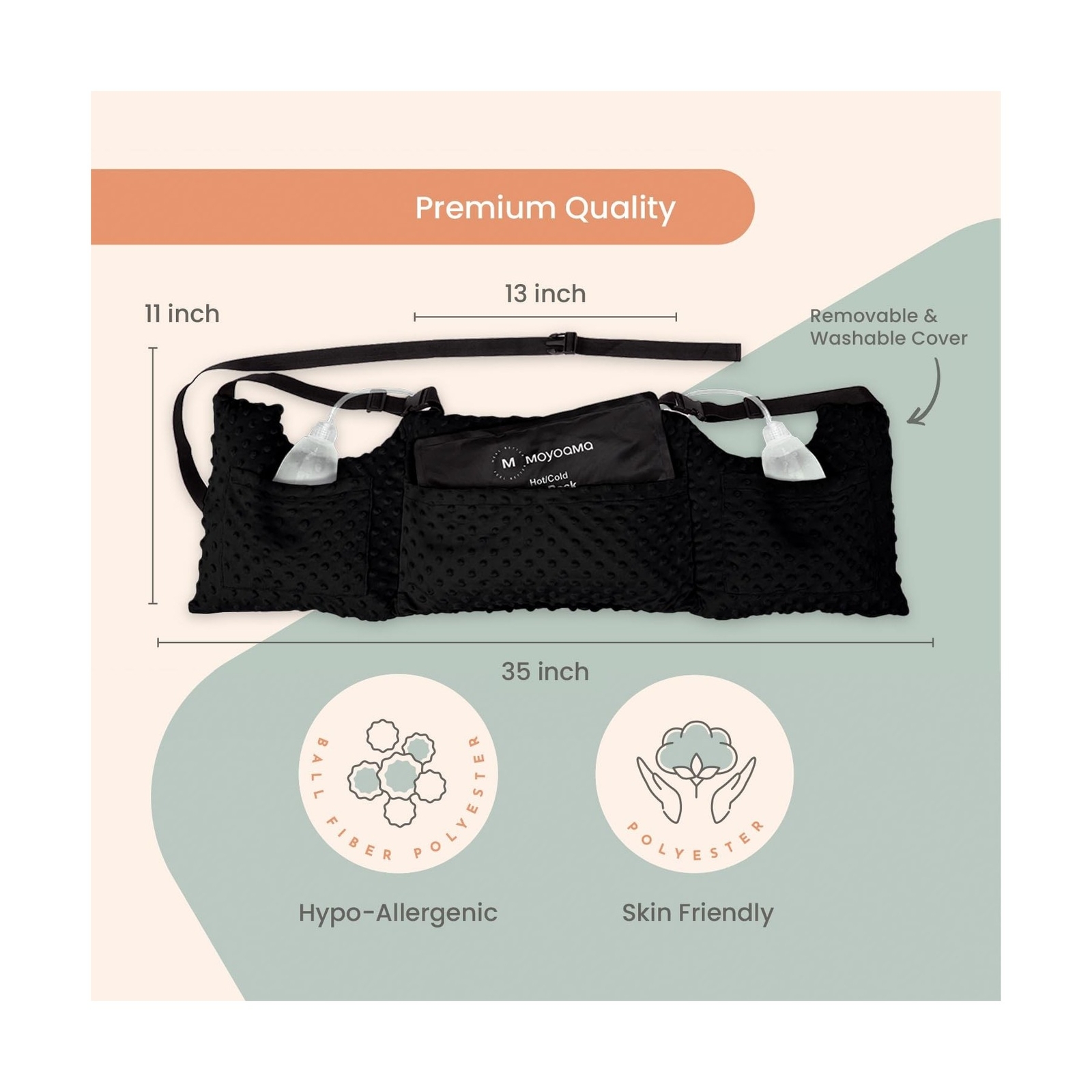 Post Mastectomy Pillow – Post Surgery Pillow for Car, Breast Reduction & Augm…