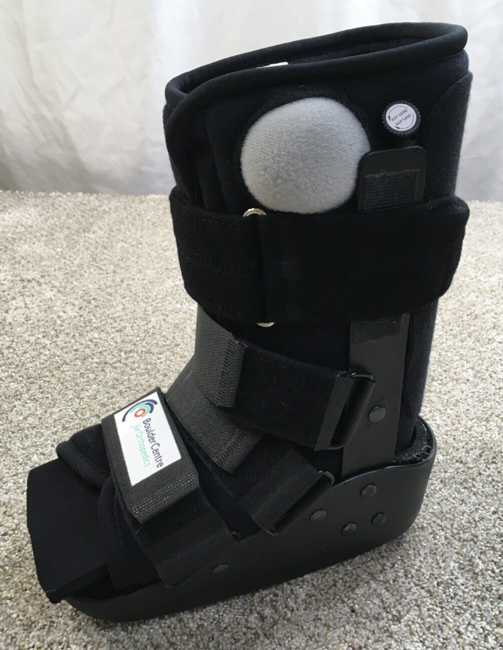 Orthopedic Recovery Boot Black Extra Small Maxtrax Surgical Recovery Stability