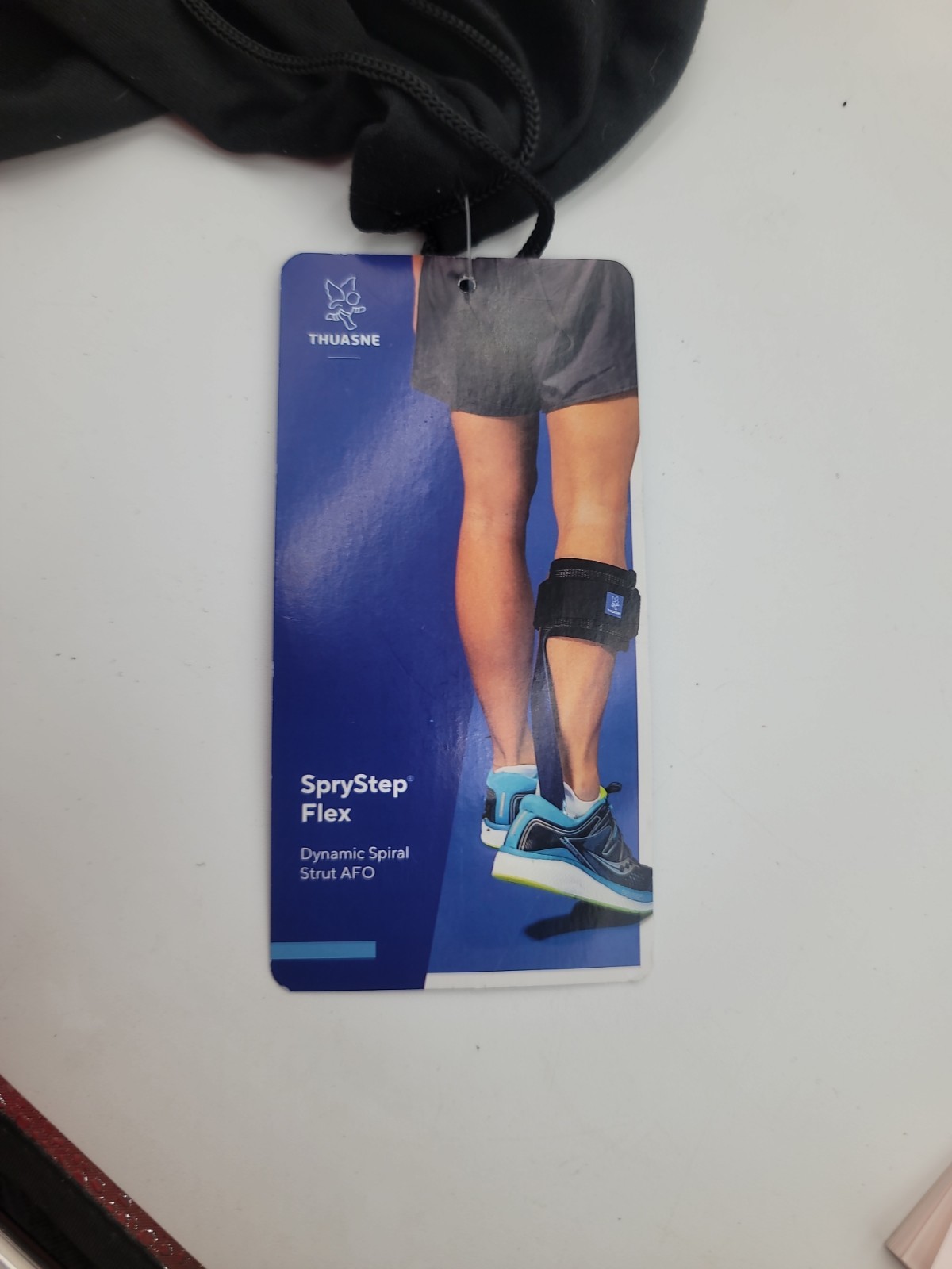 Thuasne SpryStep Flex Composite Leg & Foot Brace SM Right Blue Carbon AFO