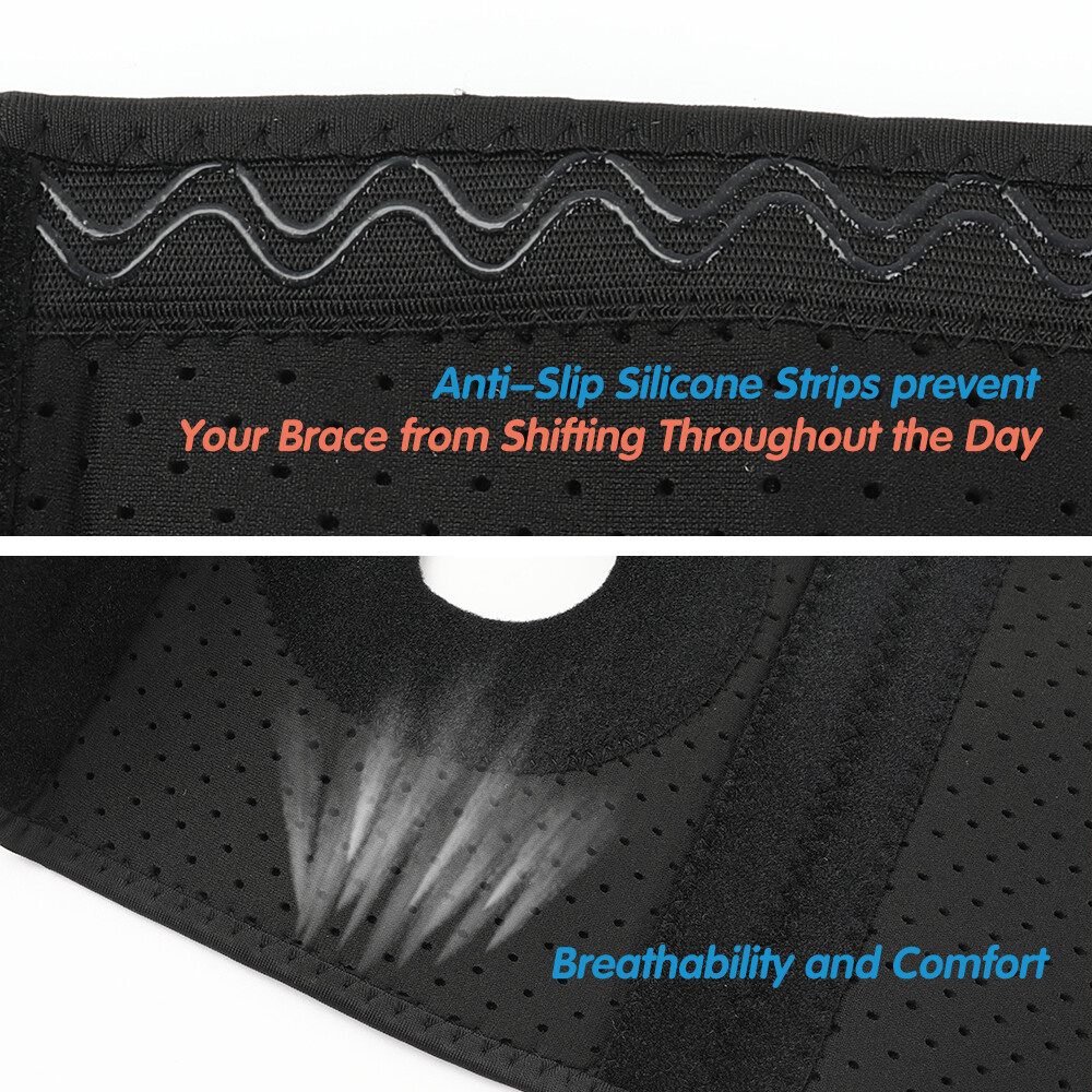 Sports Knee Brace Compression Sleeve Support Joint Arthritis Patella Stabilizers