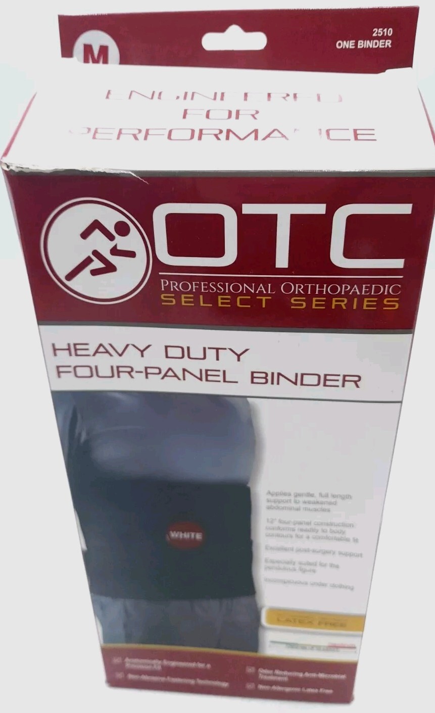 OTC Heavy Duty Four-Panel Binder Sz M/Medium 33-36″/83.8-91.4cm Pro Ortho Select