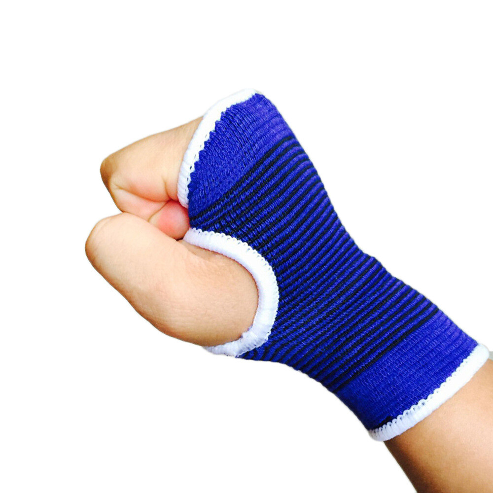 1Pair Palm Wrist Hand Support Glove Elastic Sports Bandage Gym Wrap Chin-up