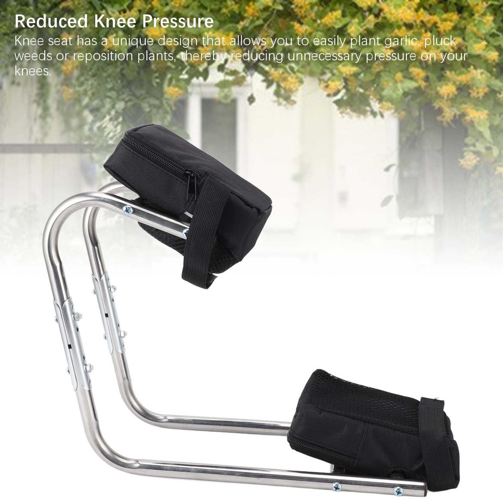 ­Knee Seat Gardening Tool Stainless Steel Ergonomic Ankle Support Knee Seat Leg