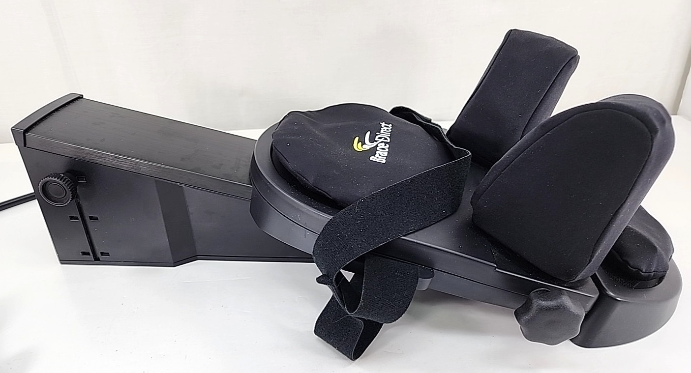 Brace Direct Cervical Neck Traction Unit – Black, Home Use Portable Posture Pump
