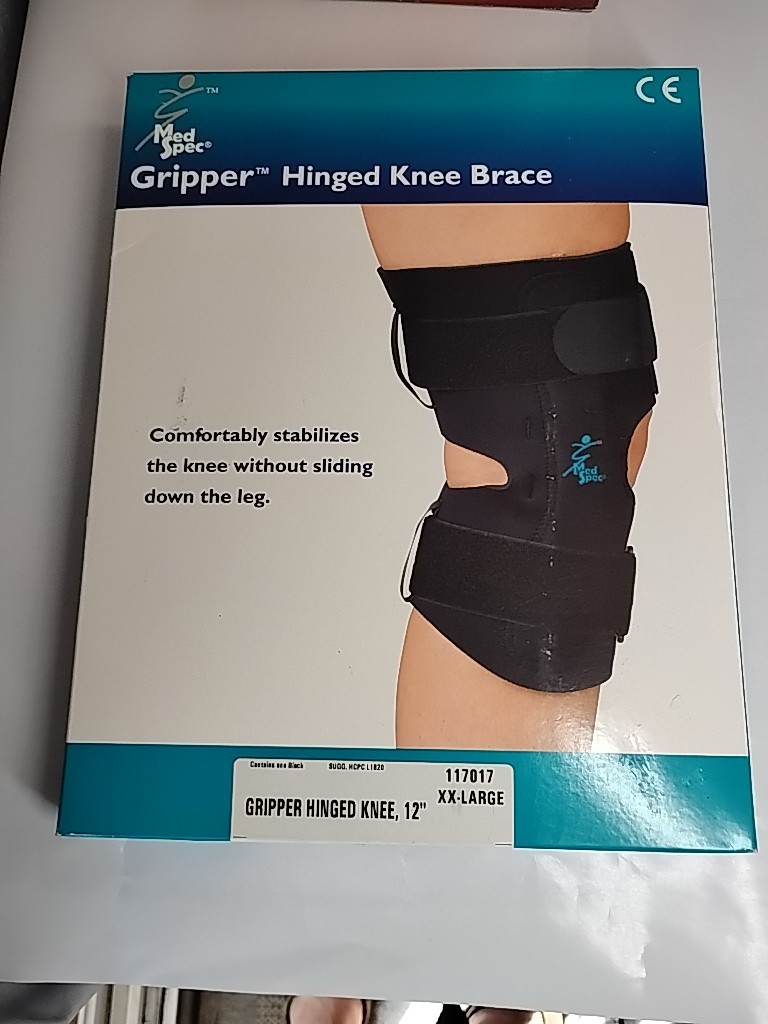 MedSpec GripperTM Hinged Knee Brace 12″ (XX-Large)