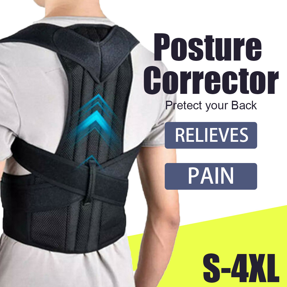 Posture Corrector Back Support Straightener for Body Correction and Pain Relief