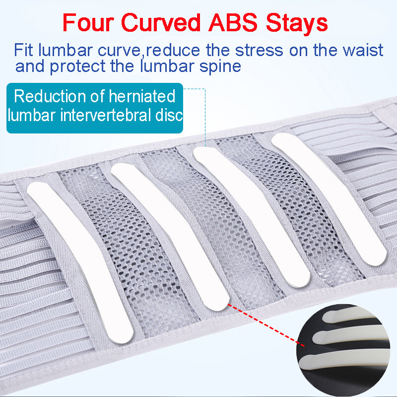 Adjustable Lower Back Support Lumbar Brace Waist Belt For Men Women Pain Relief
