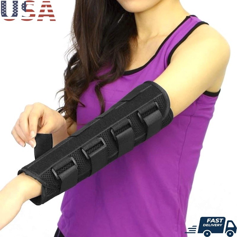 Elbow Splint Adjustable Support Fracture Pain Relief Ulnar Nerve Arthritis New